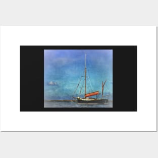 Thames Sailing Barge Heading Home Posters and Art